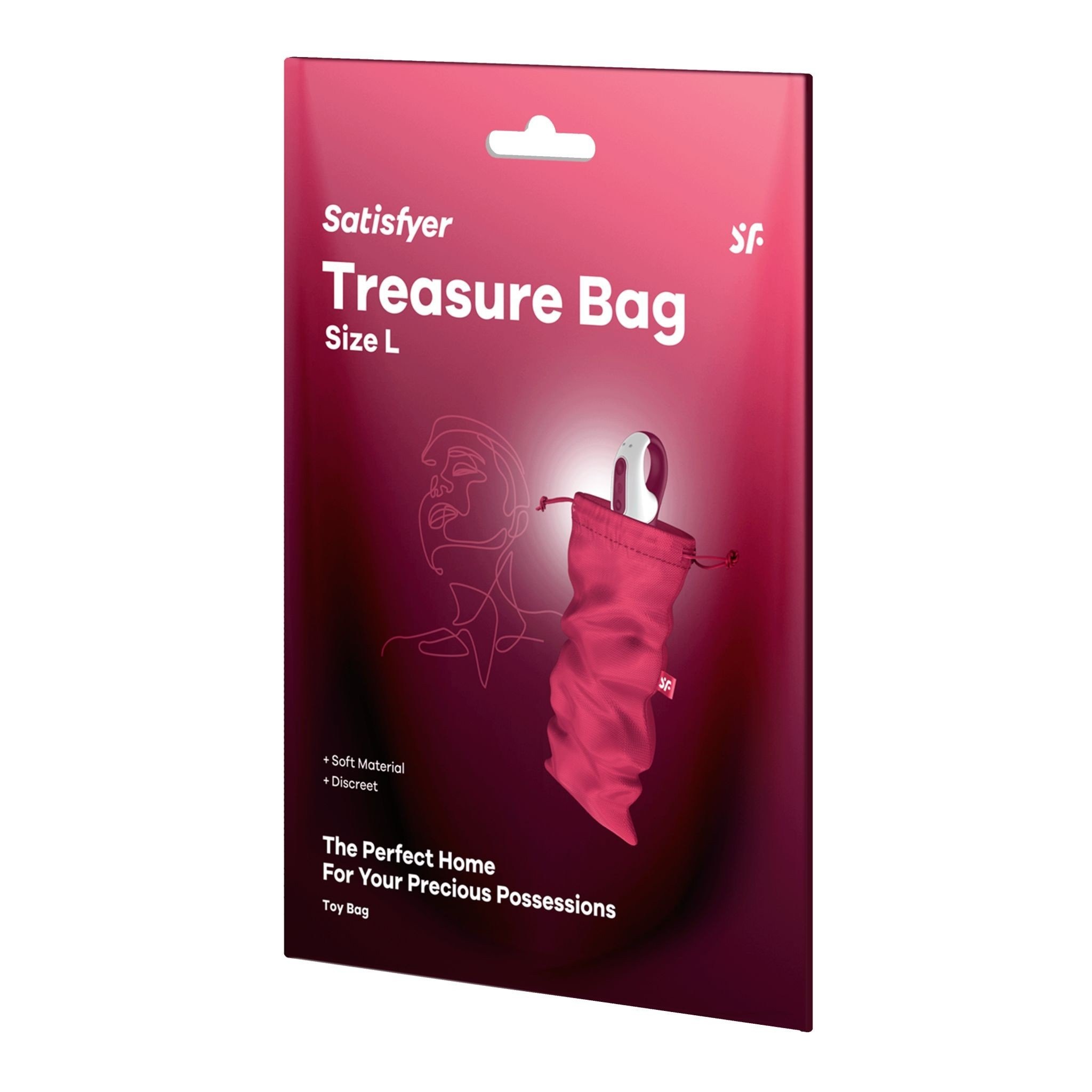 Чохол для зберігання секс-девайсів Satisfyer Treasure Bag, рожевий, L
