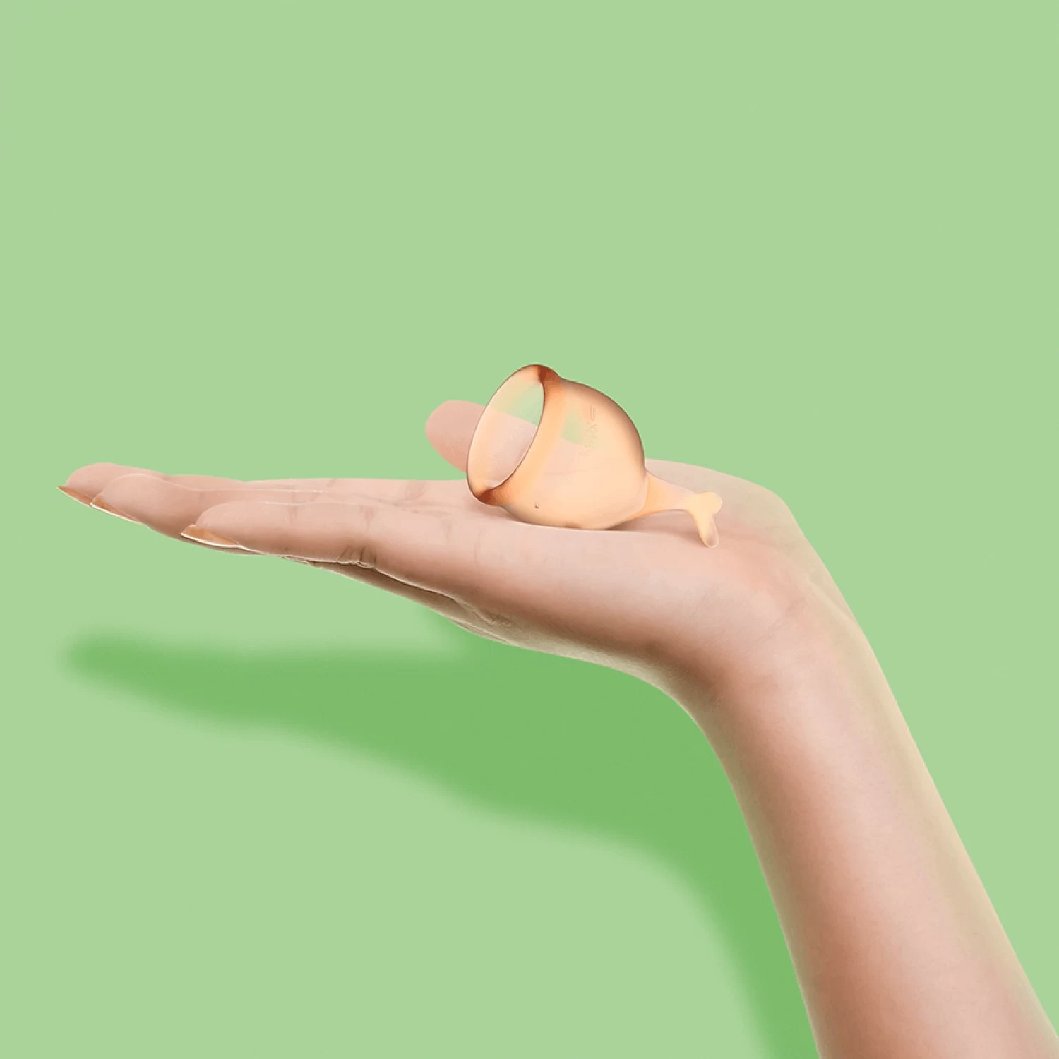 Набор менструальных чаш Satisfyer Feel Secure из медицинского силикона, оранжевые, 15 мл и 20 мл