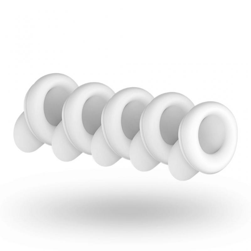 Набір змінних насадок на вакуумний стимулятор Satisfyer Caps Number Two білий, 5 шт.