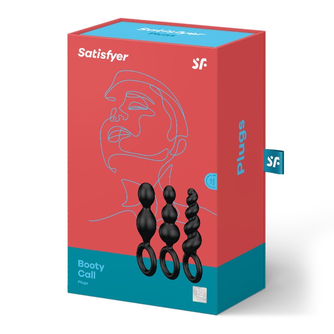 Набор анальных цепочек Satisfyer Booty Call set of 3 черный