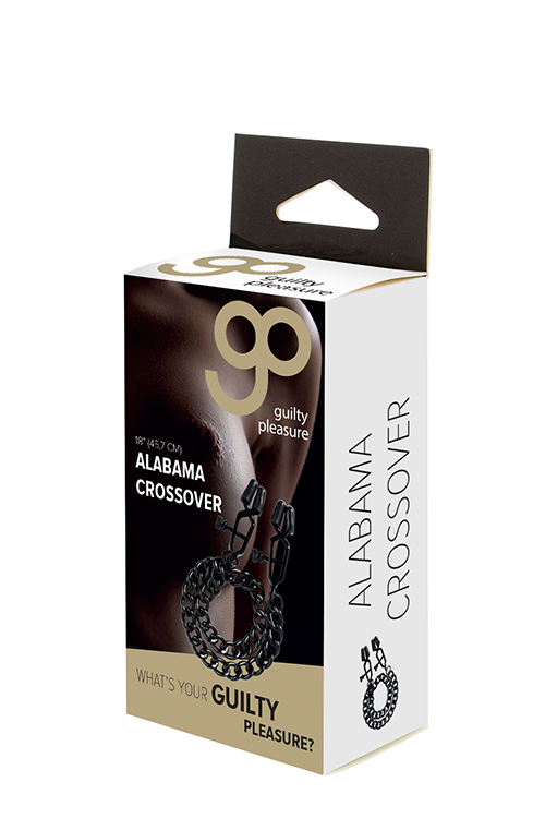 Затискачі на соски GP ALABAMA CROSSOVER NIPPLE CLAMPS