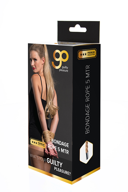 Мотузка для бондажу GP PREMIUM BONDAGE ROPE COTTON 5M