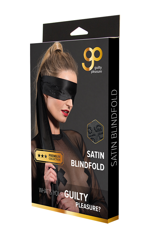 Пов'язка на очі GP PREMIUM SATIN BLINDFOLD BLACK