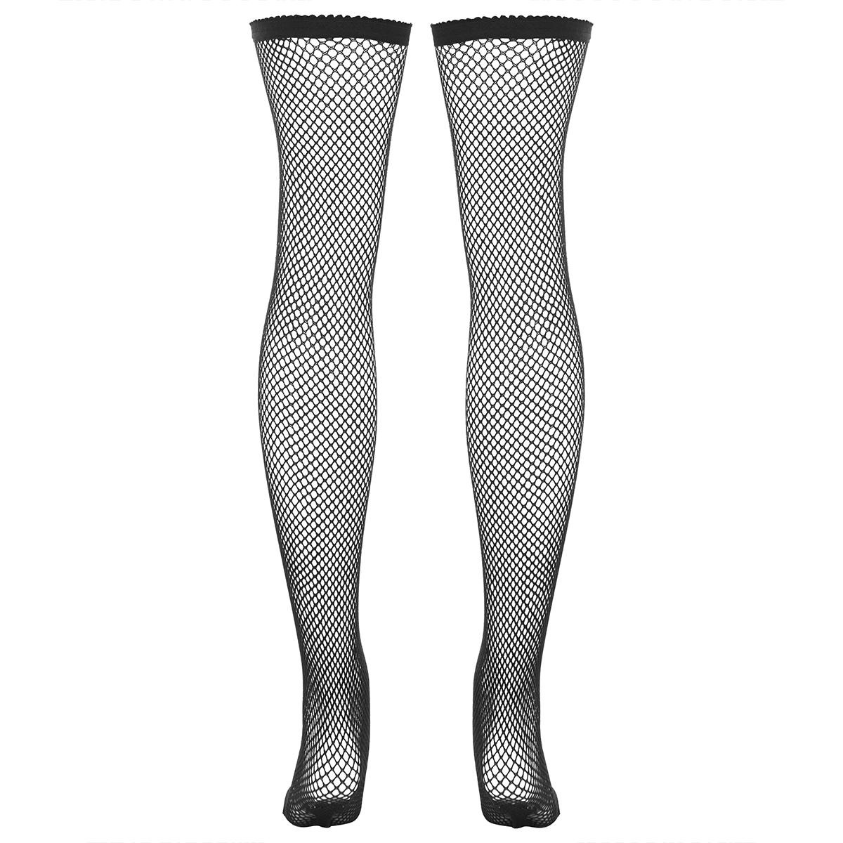 Панчохи в сіточку Rene Rofe Lingerie, чорні