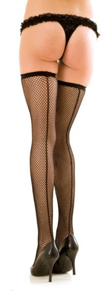 Чулки FISHNET THIGH HIGH W. BACKSEAM