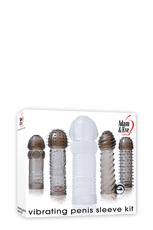 Набір насадок на член із вібрацією A&E VIBRATING PENIS SLEEVE KIT