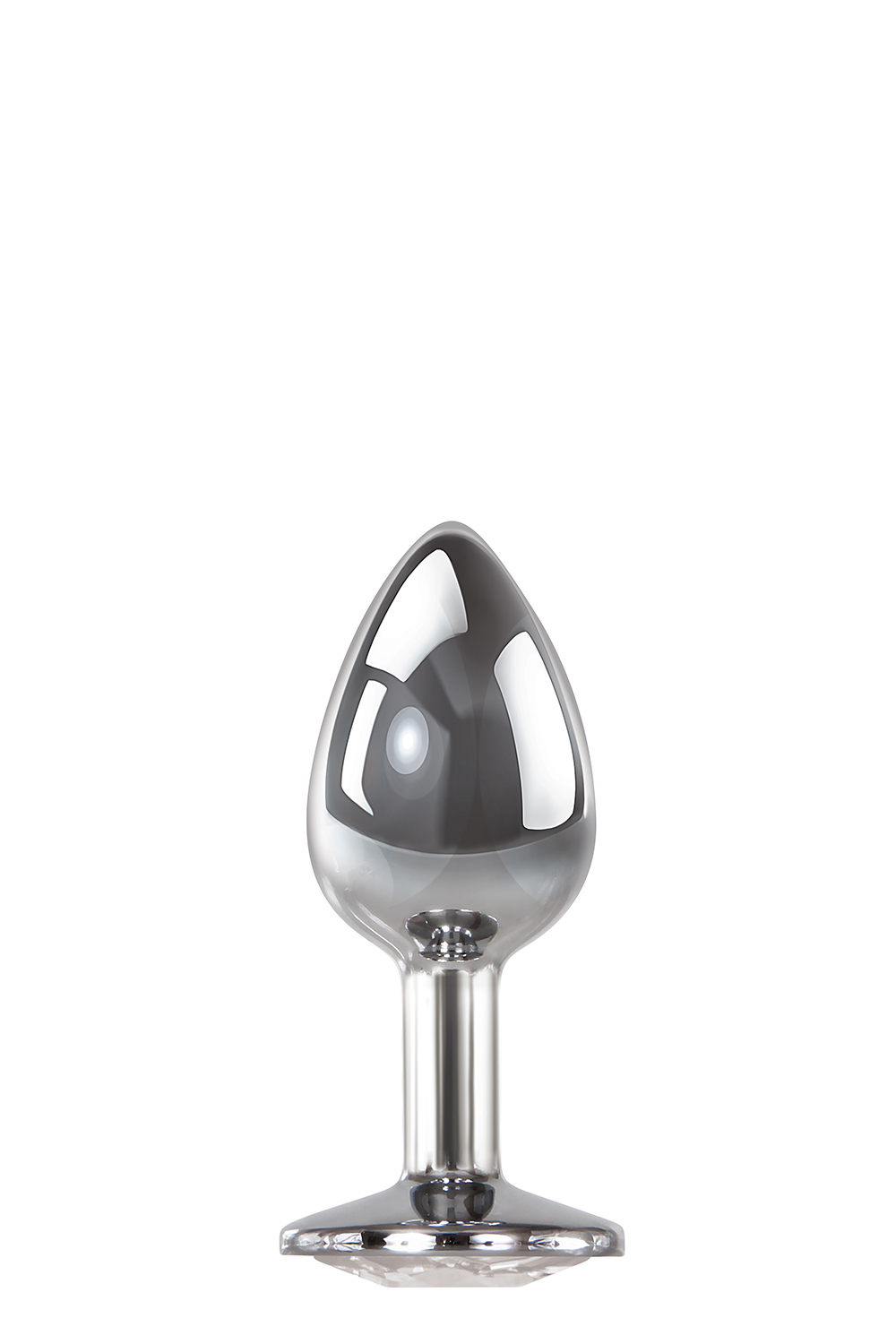Анальна пробка із каменем A&E CLEAR GEM ANAL PLUG SMALL
