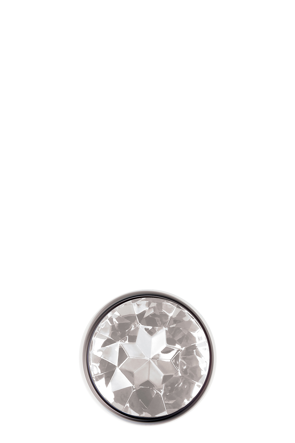 Анальний плаг з каменем A&E CLEAR GEM ANAL PLUG MEDIUM