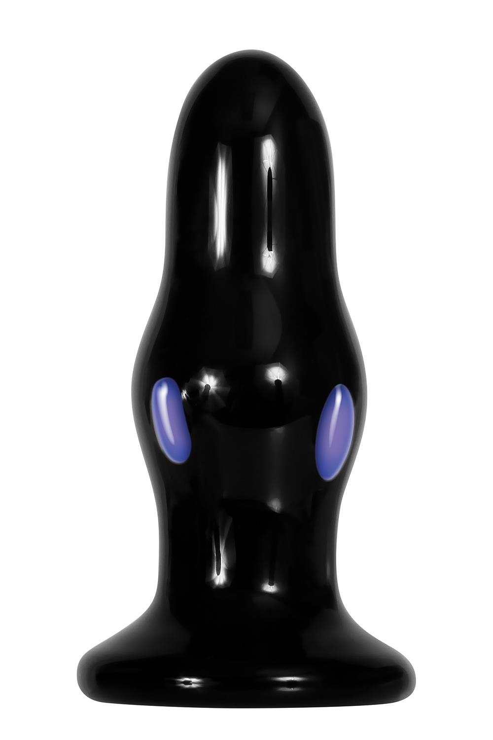 Анальна пробка скляна з вібрацією A&E REAR ROCKER VIBRATING GLASS ANAL PLUG