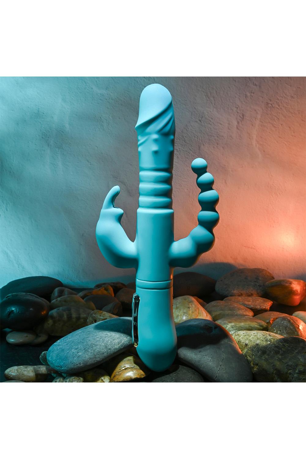 Вібратор потрійної стимуляції ADAM ET EVE EVE'S THRUSTING TRIPLE JOY RABBIT
