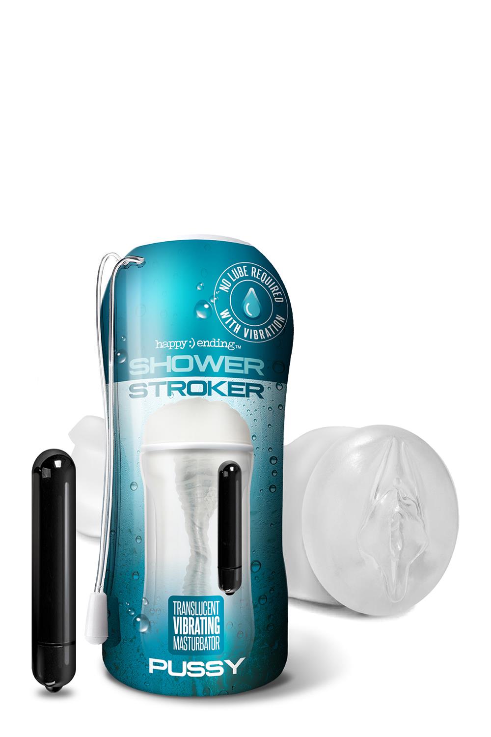 МАСТУРБАТОР ВАГІНА HAPPY ENDING VIBRATING SHOWER STROKER SELF LUBRICATING PUSSY