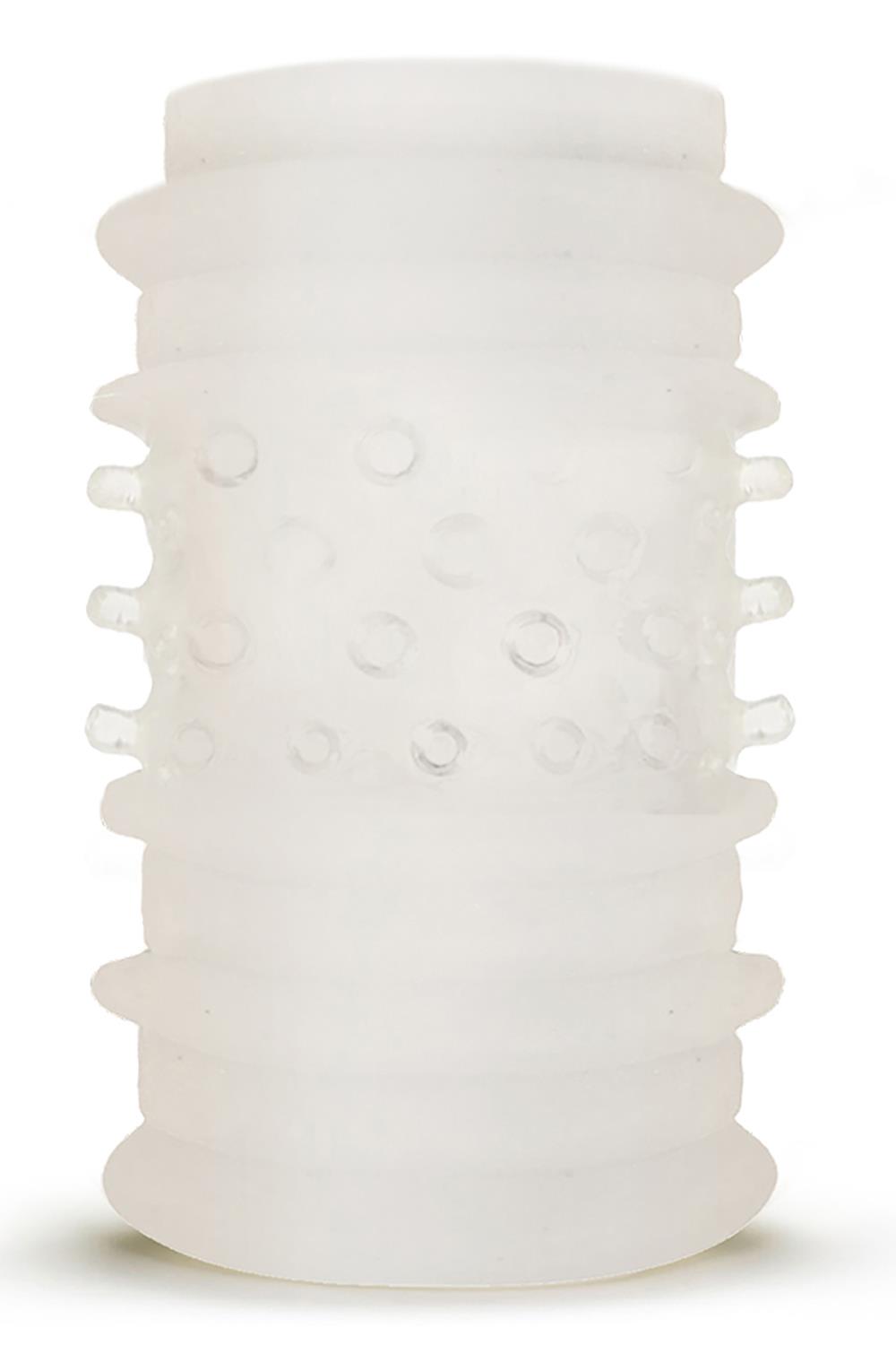 Мастурбатор рельєфний, що самозмащується Global Novelties Just Add Water Whack Pack Cuff, білий