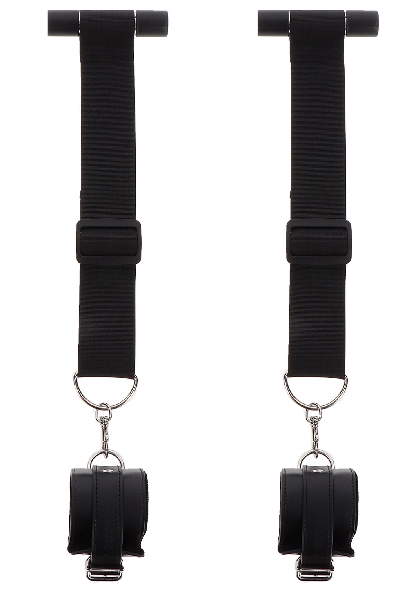 Фіксатори для рук на дверях Taboom Luxury Bondage Essentials, чорні