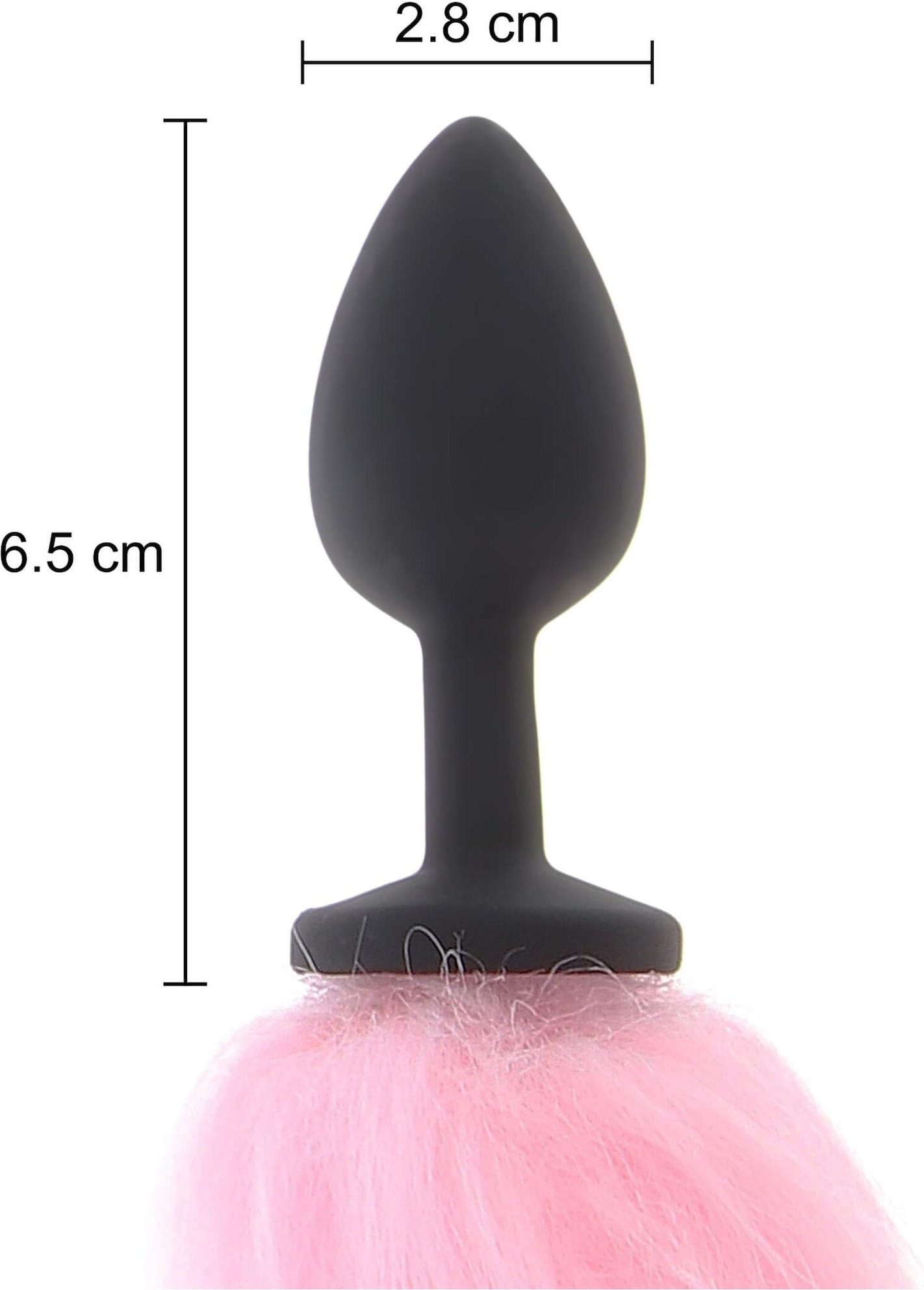 Анальна пробка з хвостом та підсвічуванням Taboom Unicorn Tail & Buttplug LED