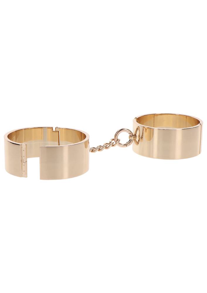 Наручники Slave Wrist Cuffs TABOOM, металеві, золотисті