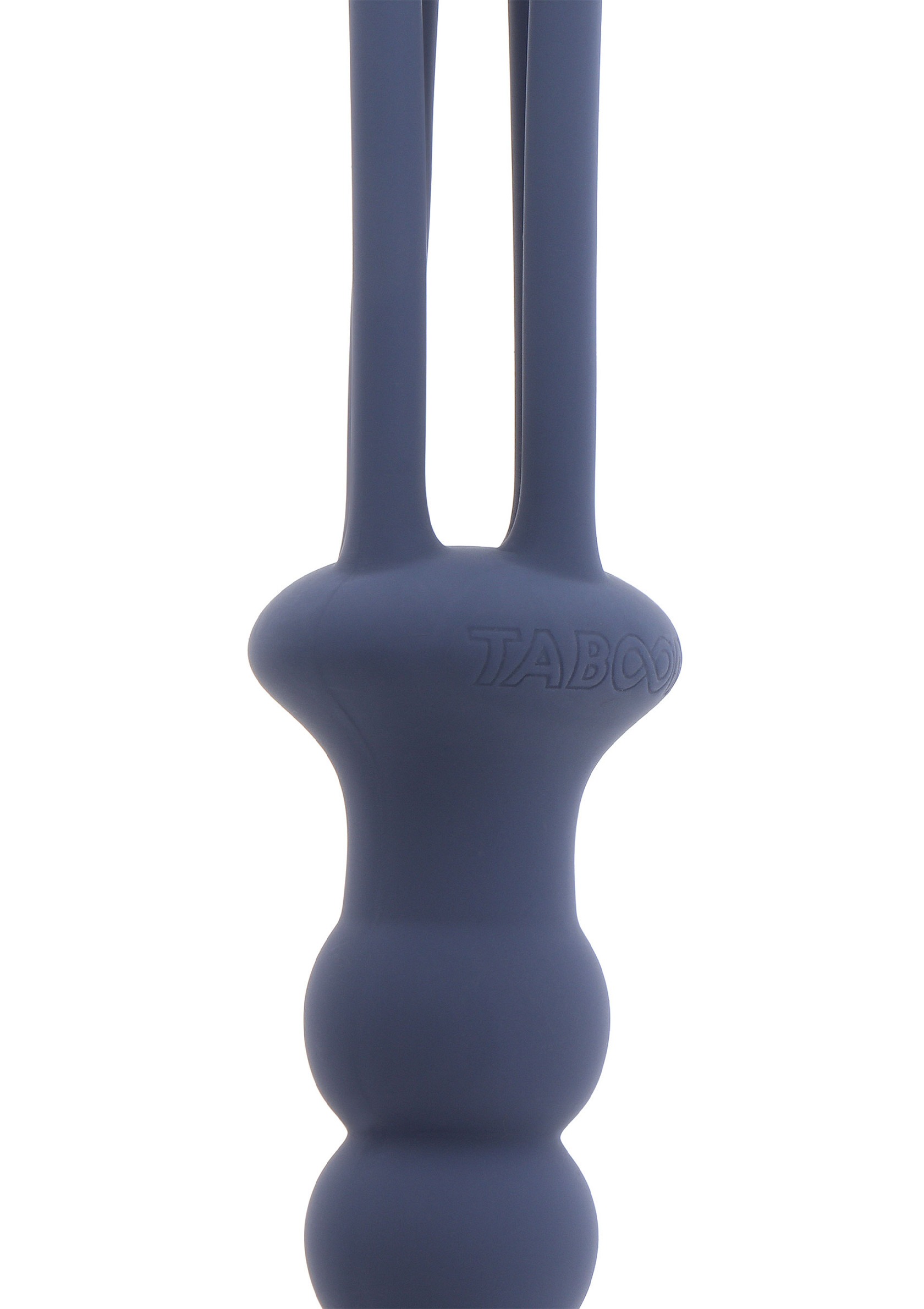 Батіг з тримачем у вигляді анальної пробки Taboom Silicone Supreme, синій