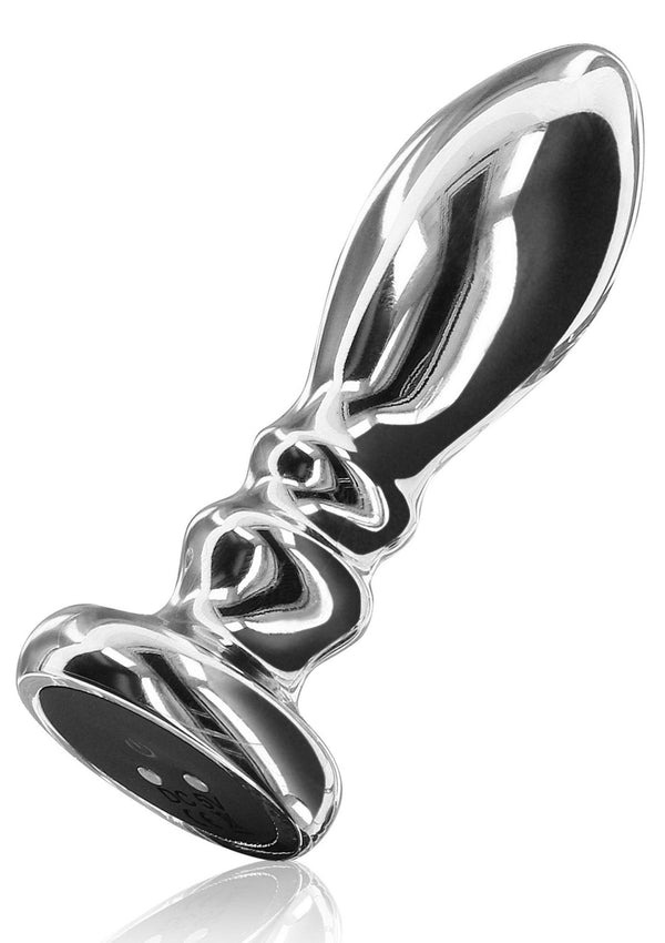 Вібратор анальний Toy Joy Buttocks The Slider сріблястий, L