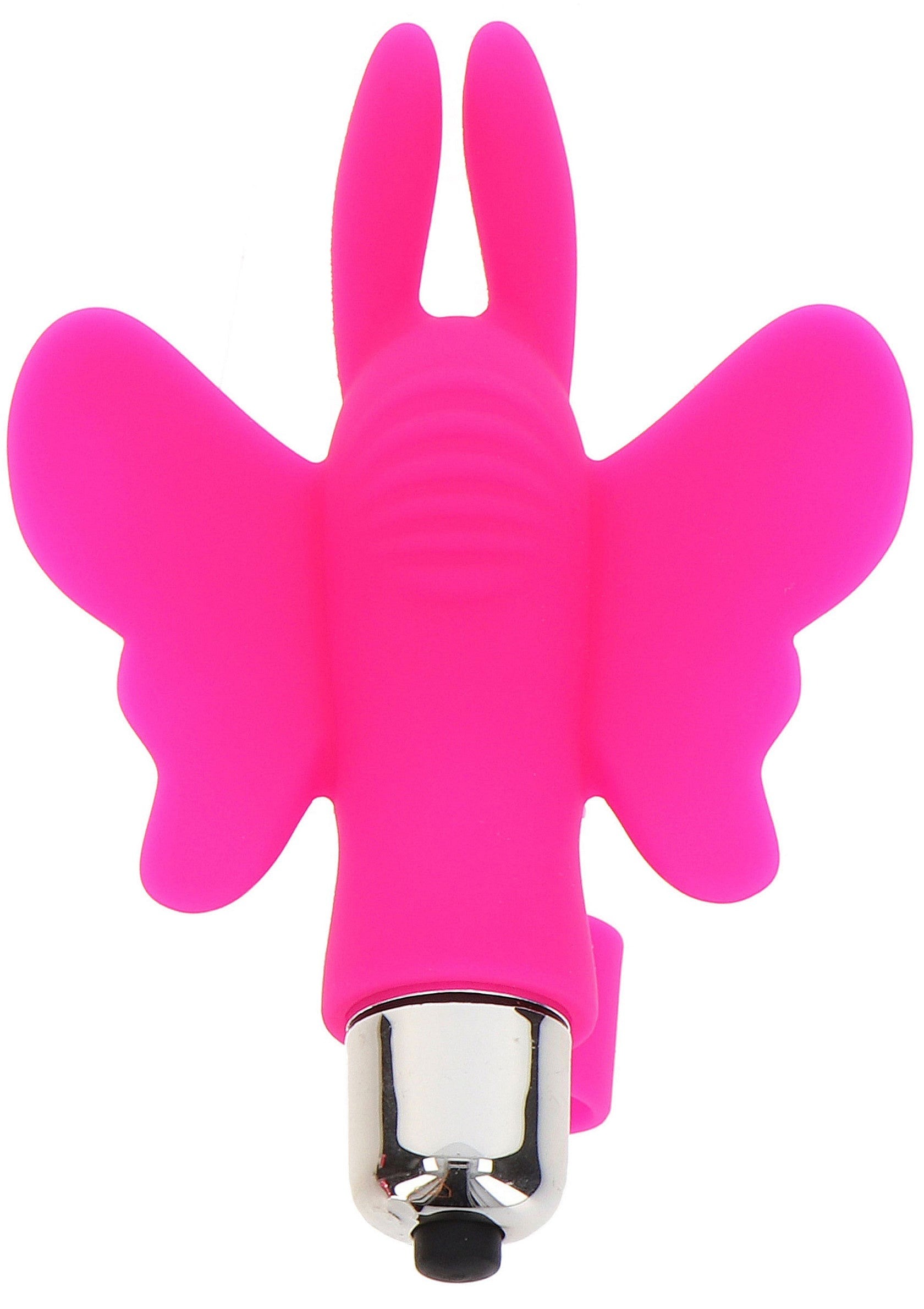 Вібратор на палець у вигляді метелика ToyJoy Butterfly Pleaser, рожевий