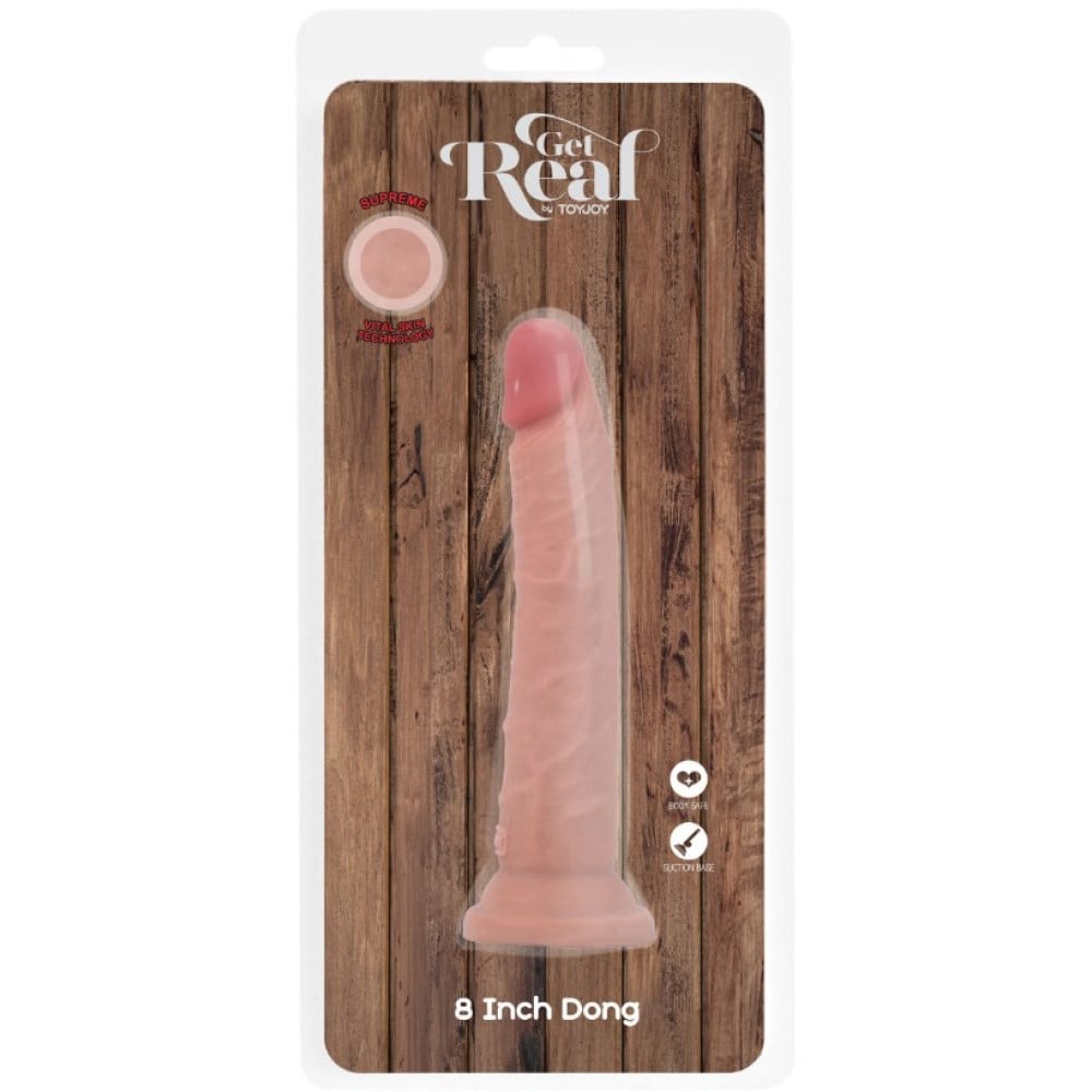 Фалоімітатор реалістичний з присоскою Toy Joy Deluxe Dual Density Dong, бежевий