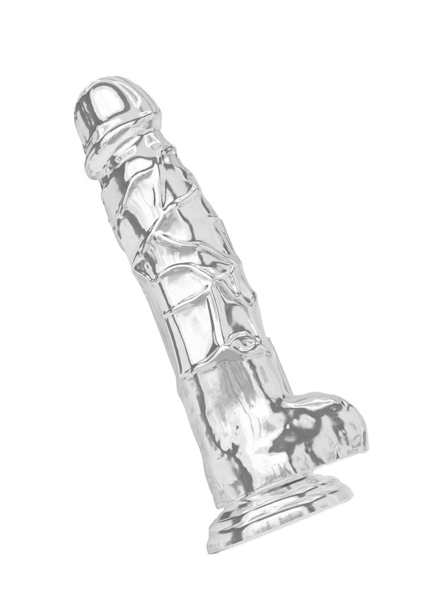 Реалістичний фалоімітатор Toy Joy Get Real Clear на присосці, прозорий