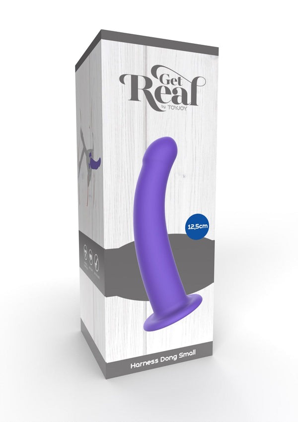 Фаллоимитатор страпон на присоске ToyJoy Get Real Silicone Harness Dong фиолетовый, S