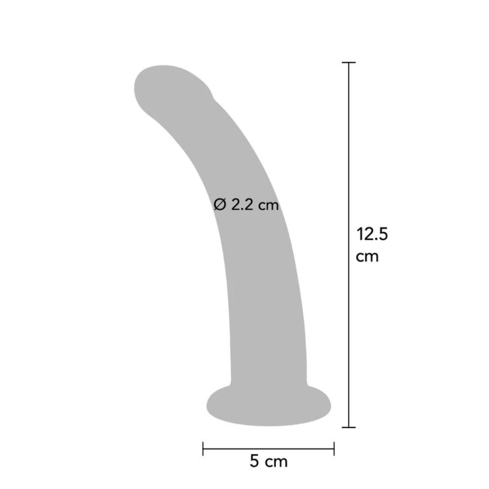 Фаллоимитатор страпон на присоске ToyJoy Get Real Silicone Harness Dong фиолетовый, S