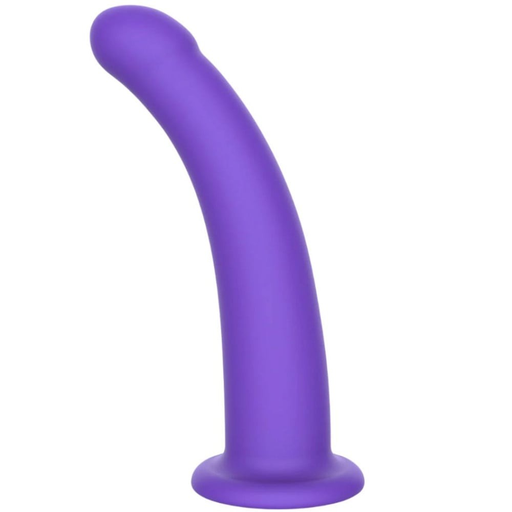 Фаллоимитатор страпон на присоске ToyJoy Get Real Silicone Harness Dong фиолетовый, S