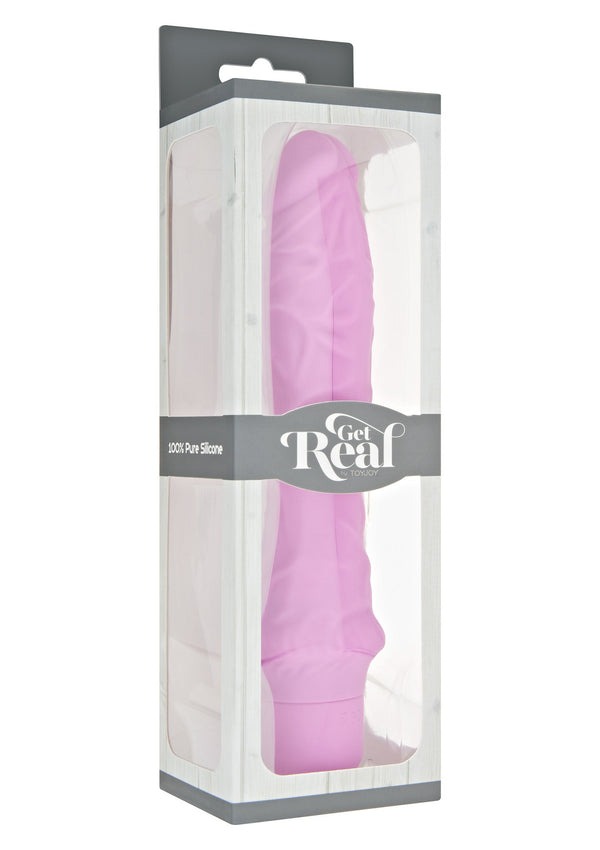 Вибратор реалистичный классический Toy Joy Get Real Classic розовый, Large