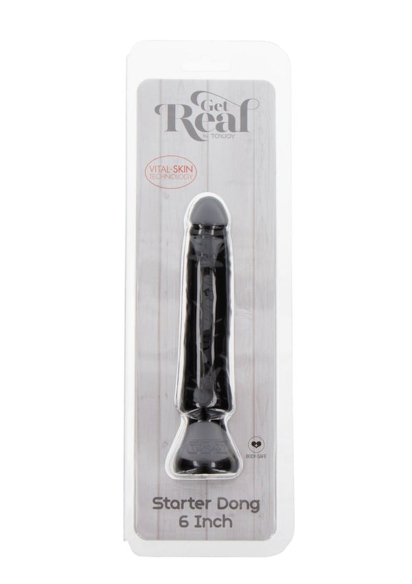 Реалістичний фалоімітатор Toy Joy Get Real Dong Starter на присосці, чорний