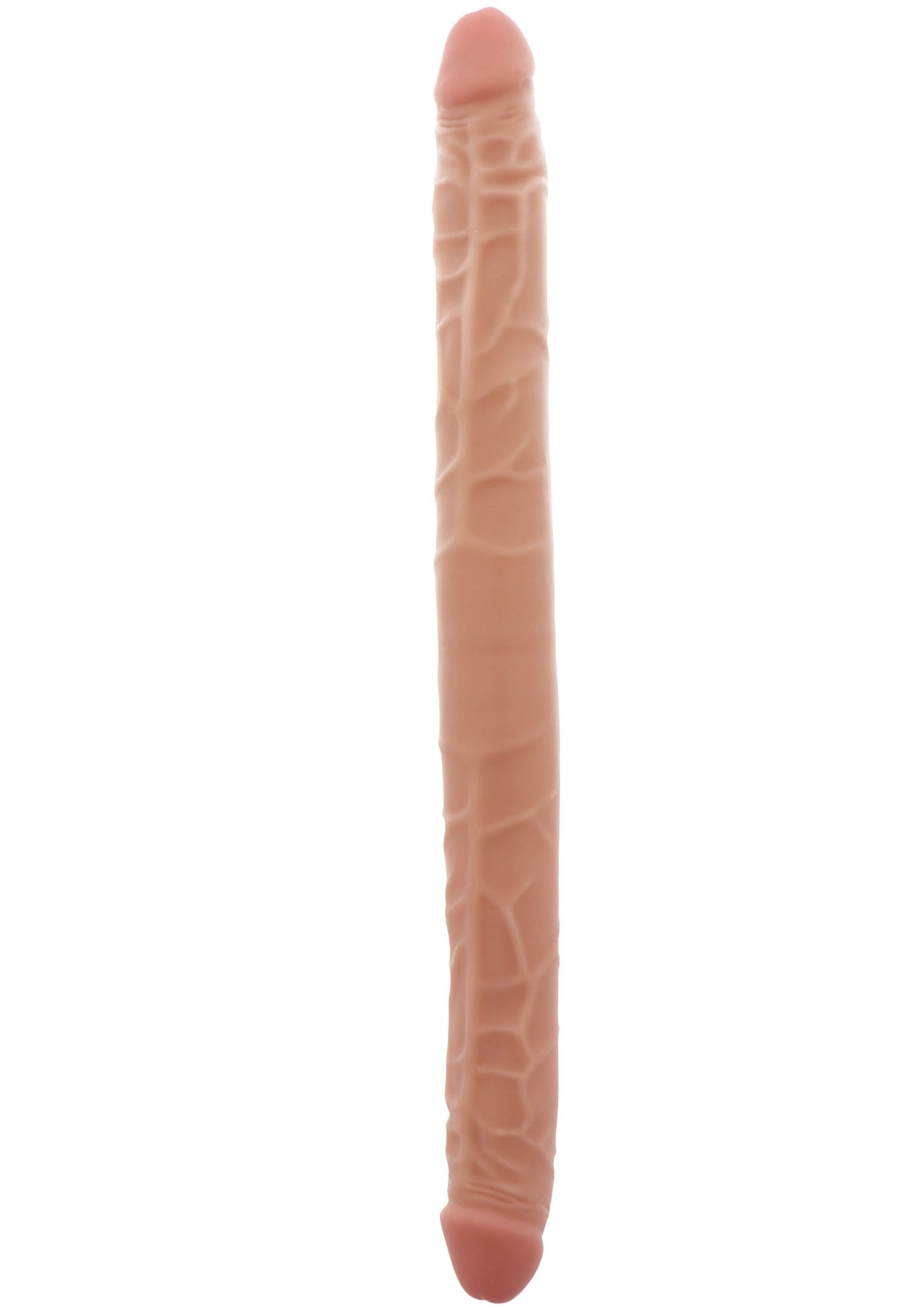 Подвійний фалоімітатор ToyJoy Double Dong, бежевий