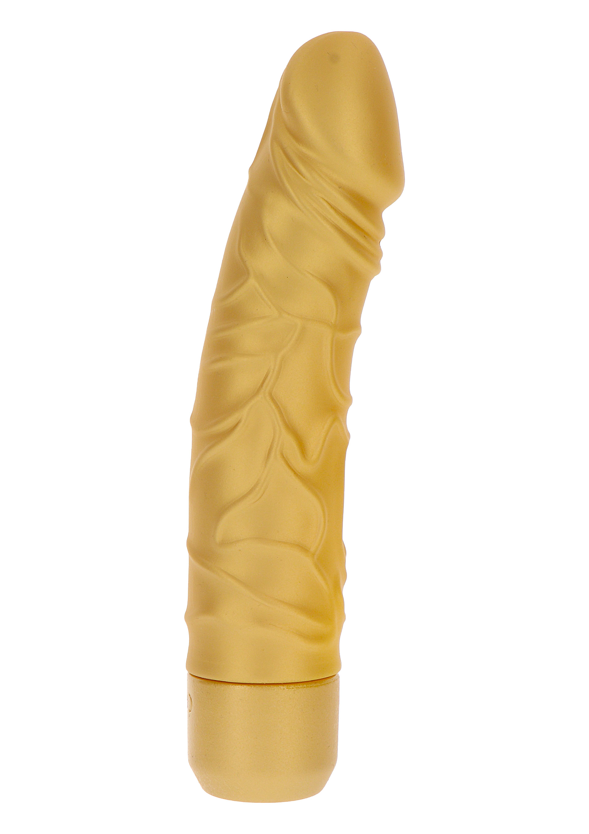 Вибратор реалистичный Gold Dicker, золотистый