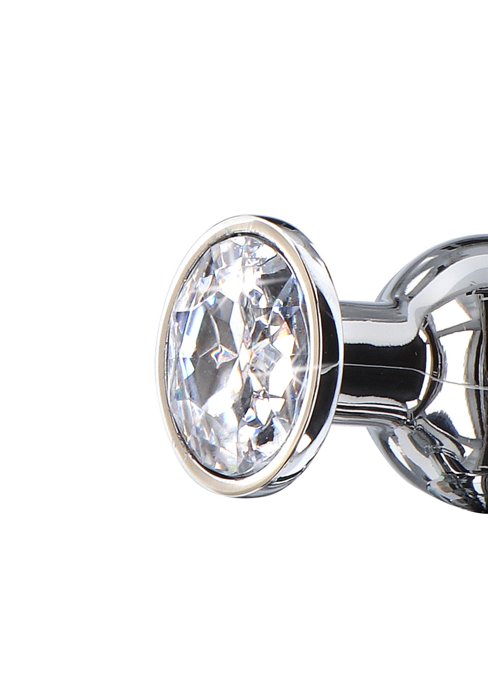 Анальная пробка металлическая TOY JOY Diamond, L, 13 × 9,5 см
