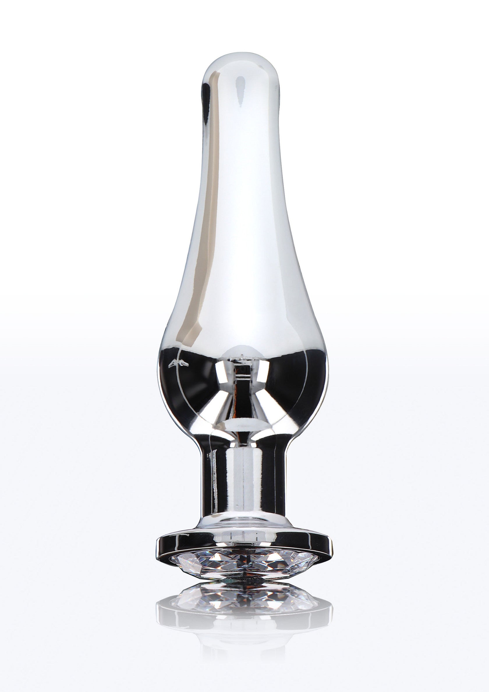 Анальная пробка металлическая TOY JOY Diamond, L, 13 × 9,5 см