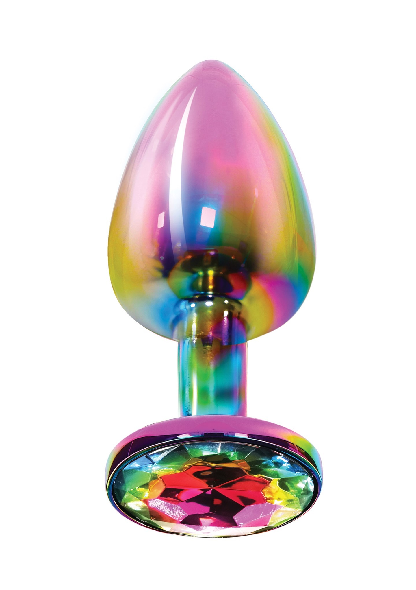Анальна пробка металева середня Twilight Booty Jewel Toy Joy