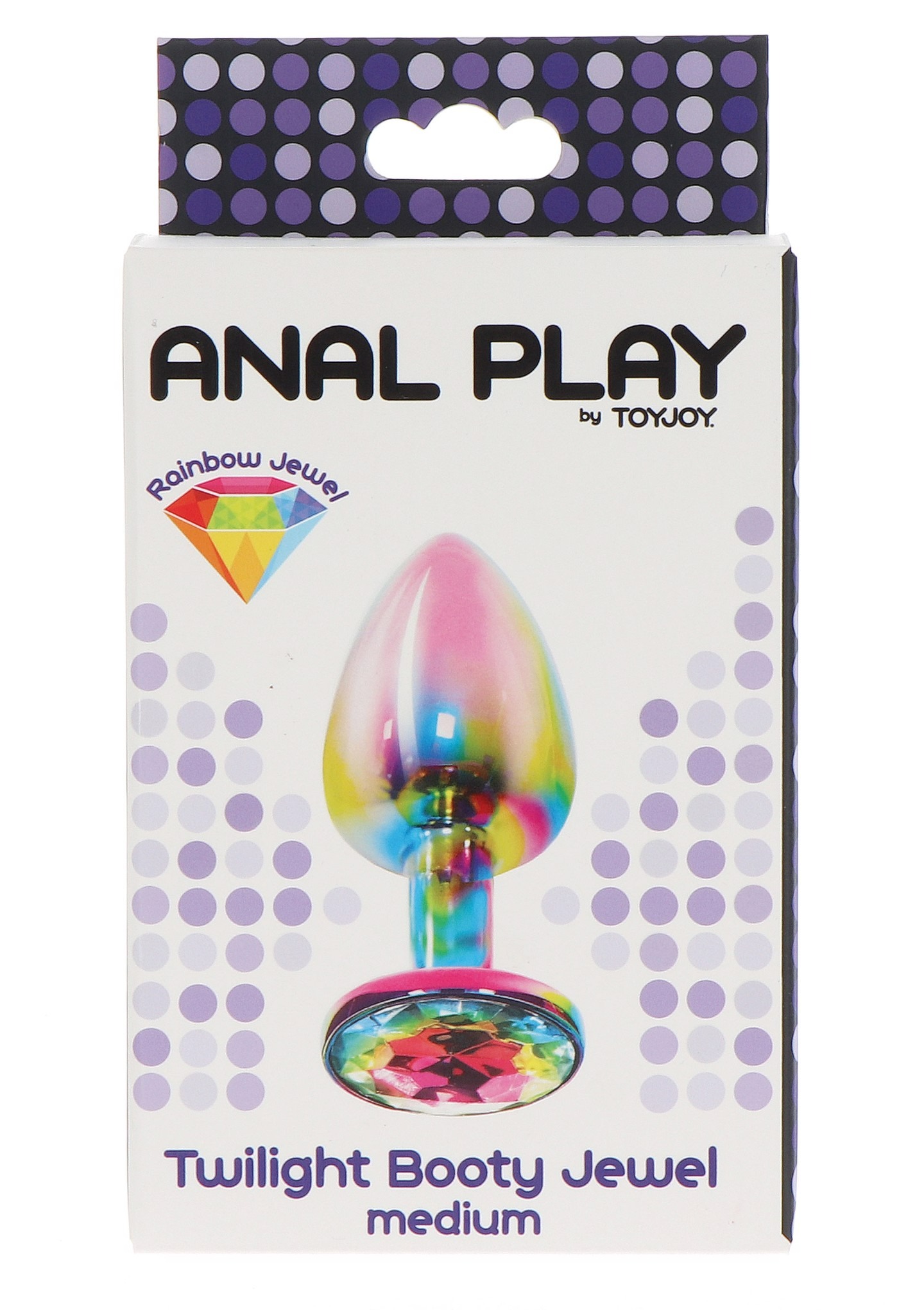 Анальна пробка металева середня Twilight Booty Jewel Toy Joy