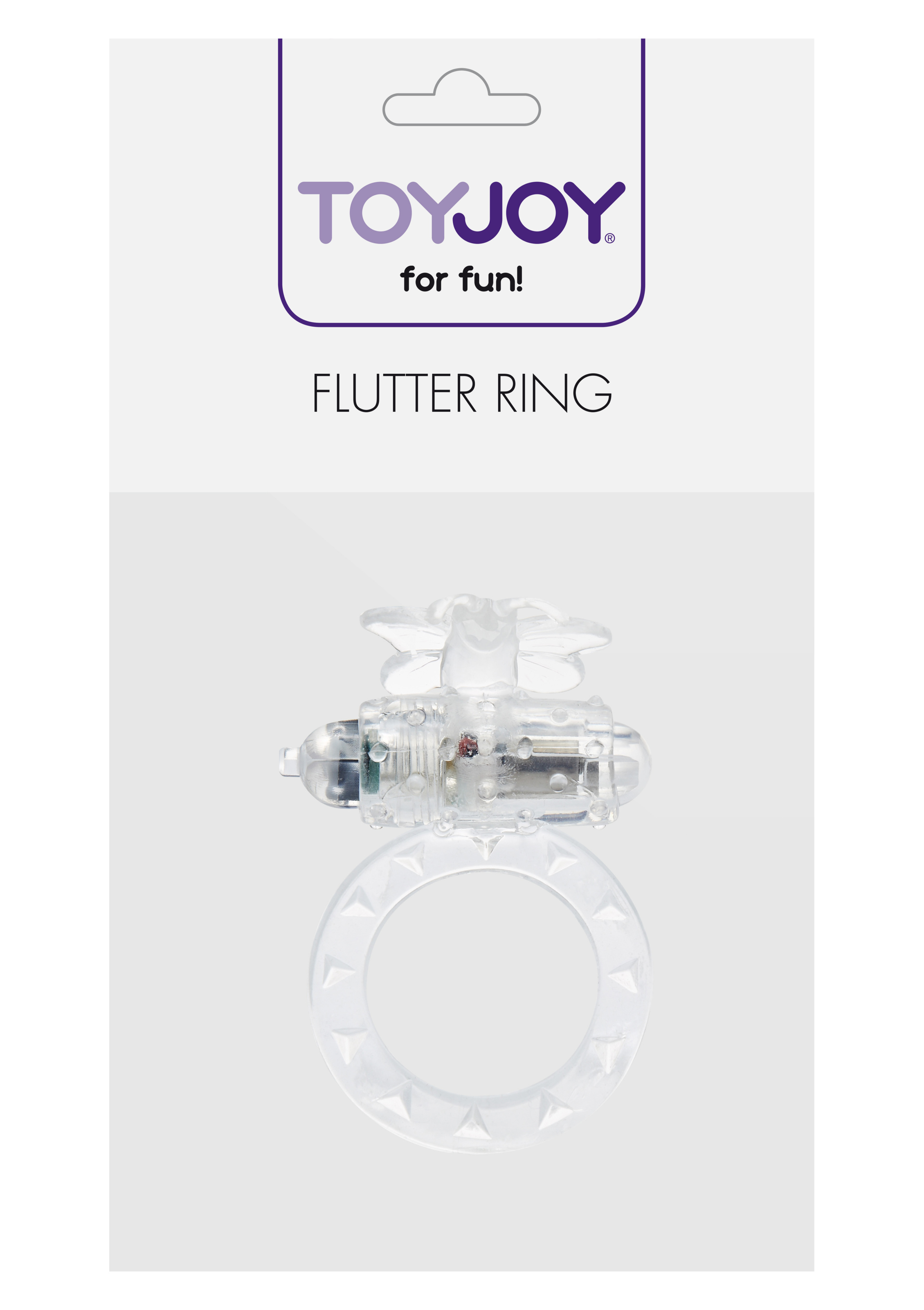 Ерекційне кільце з вібрацією Flutter Ring Vibrating Transparant