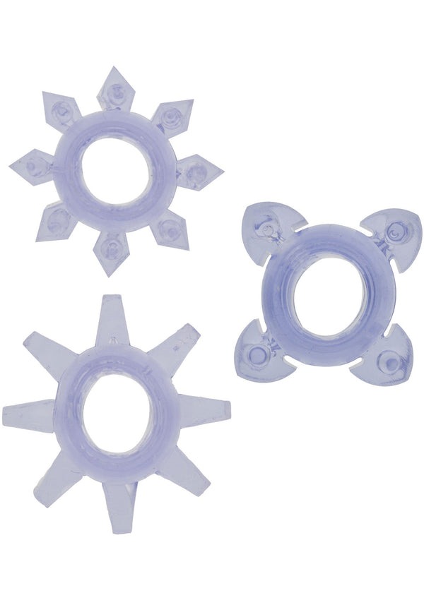 Кільця ерекційні Toy Joy Tickle C-Rings фіолетові, 3 шт.