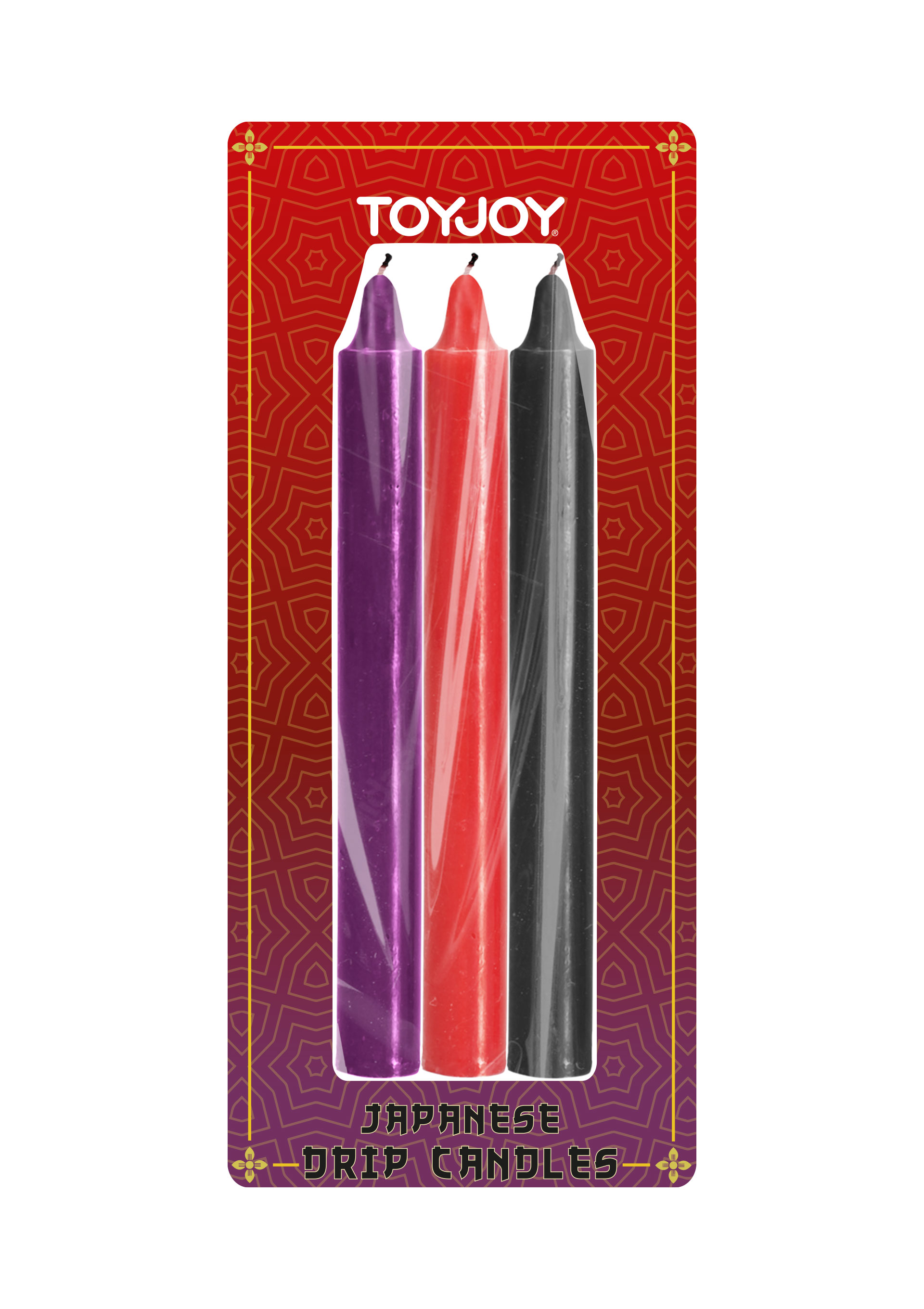 Свечки для БДСМ низкотемпературные TOYJOY Japanese Drip Candles, 3 шт