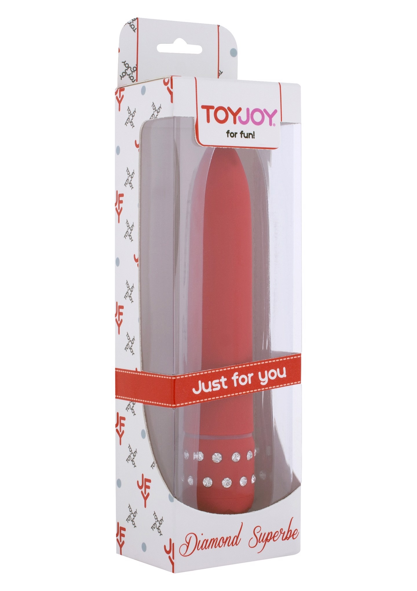 Вибратор для точки G Diamond Superbe Vibe красный Toy Joy