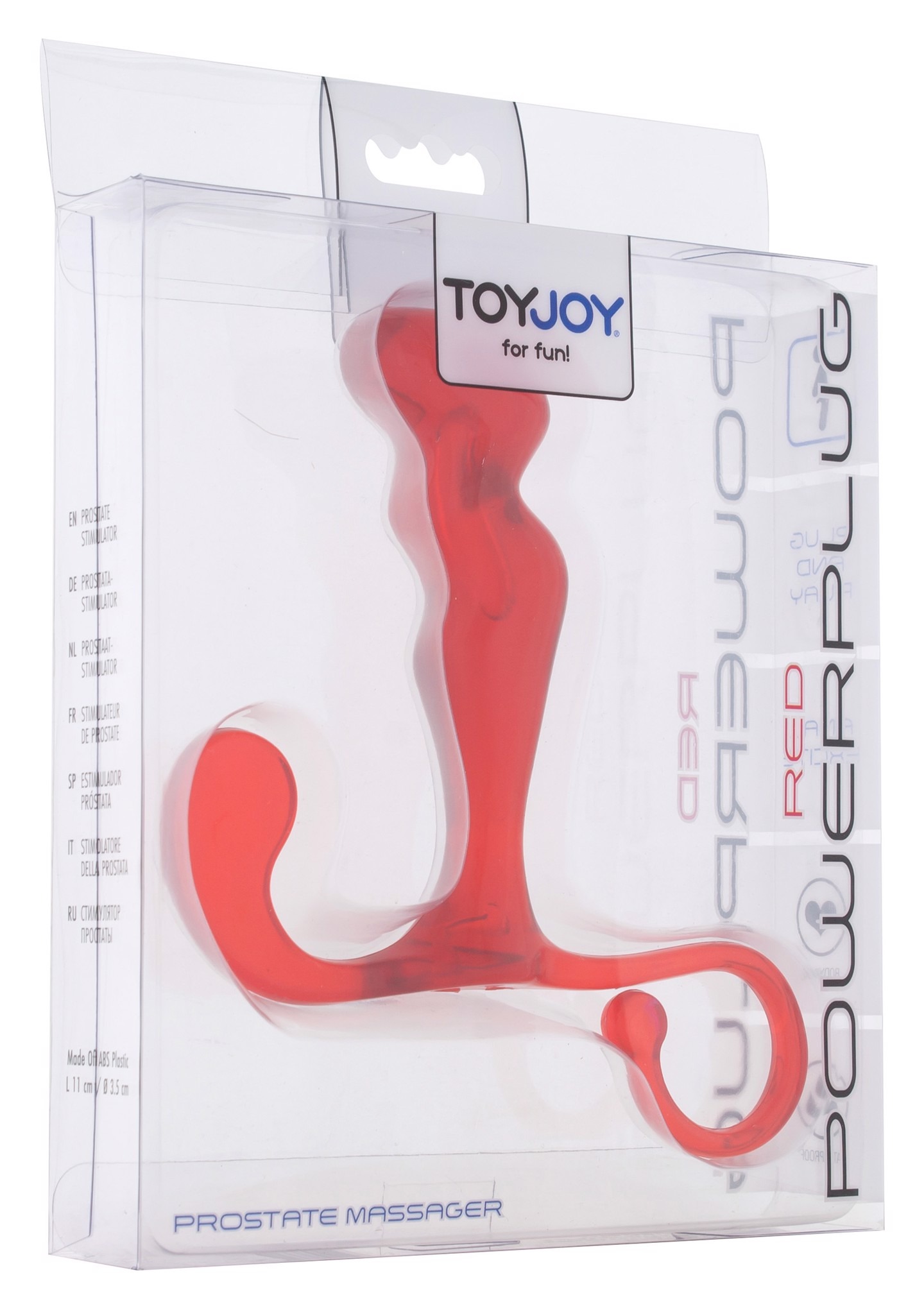 Масажер простати ToyJoy Power Plug Prostate Massager, червоний