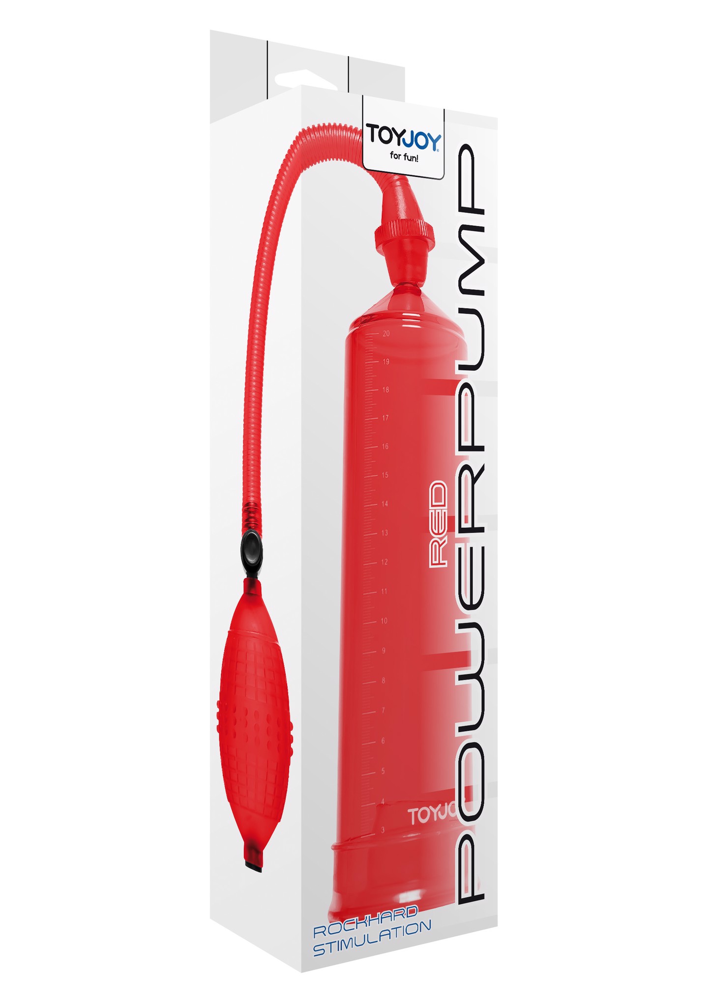 Вакуумна помпа для члена Toy Joy Power Pump механічна, червона