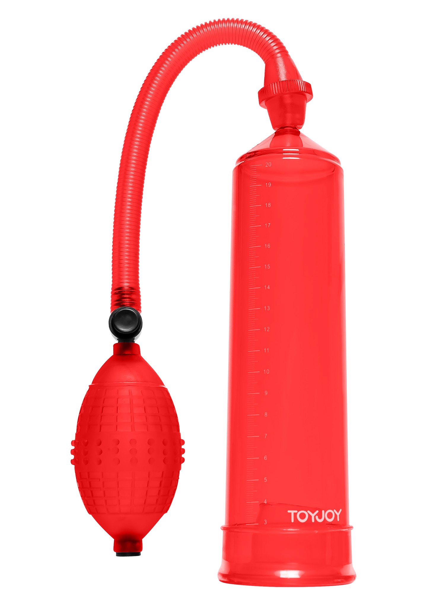 Вакуумна помпа для члена Toy Joy Power Pump механічна, червона