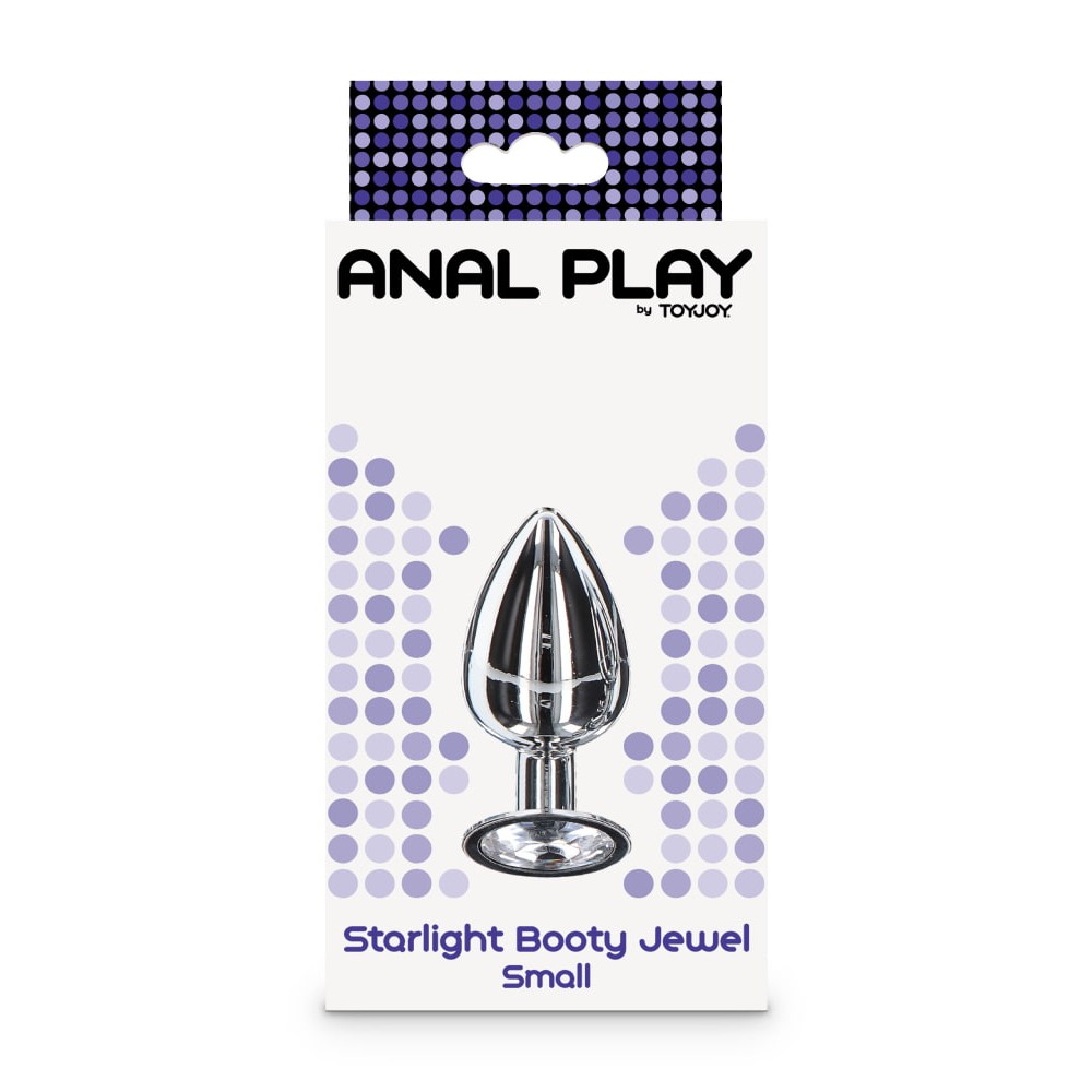 Анальна пробка маленька металева Starlight Booty Jewel Toy Joy