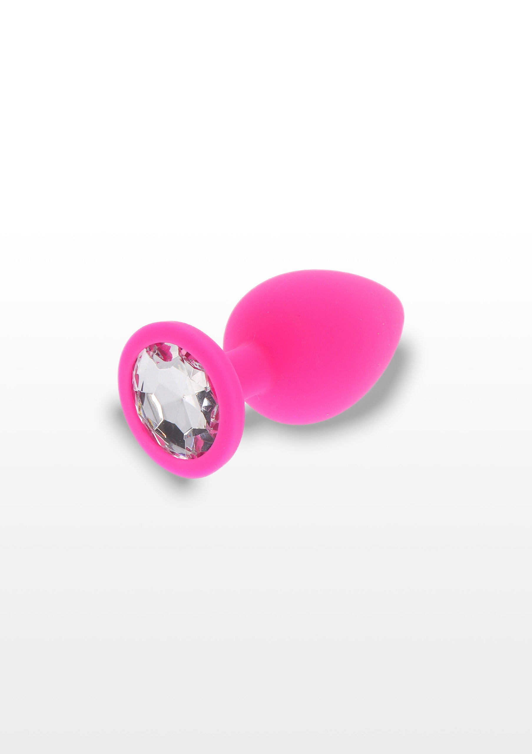 Анальна пробка Toy Joy Diamond Booty Jewel з каменем, рожевий, Medium