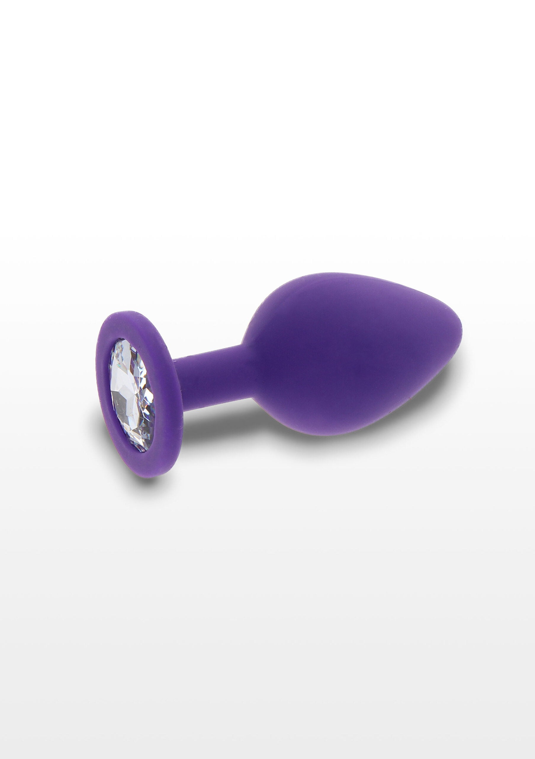 Анальна пробка з кристалом Toy Joy Diamond Booty Jewel, фіолетовий, Large