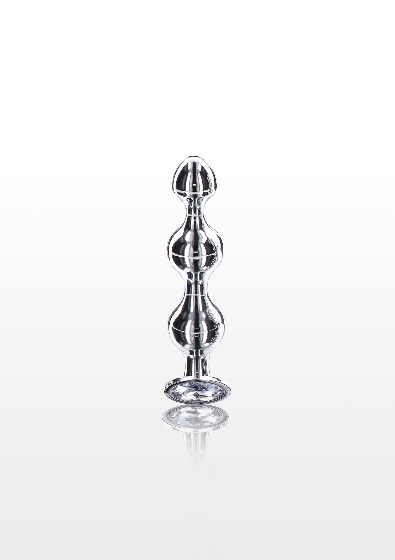 Анальна ялинка металева з каменем Toy Joy Anal Play Diamond Star Beads, Small