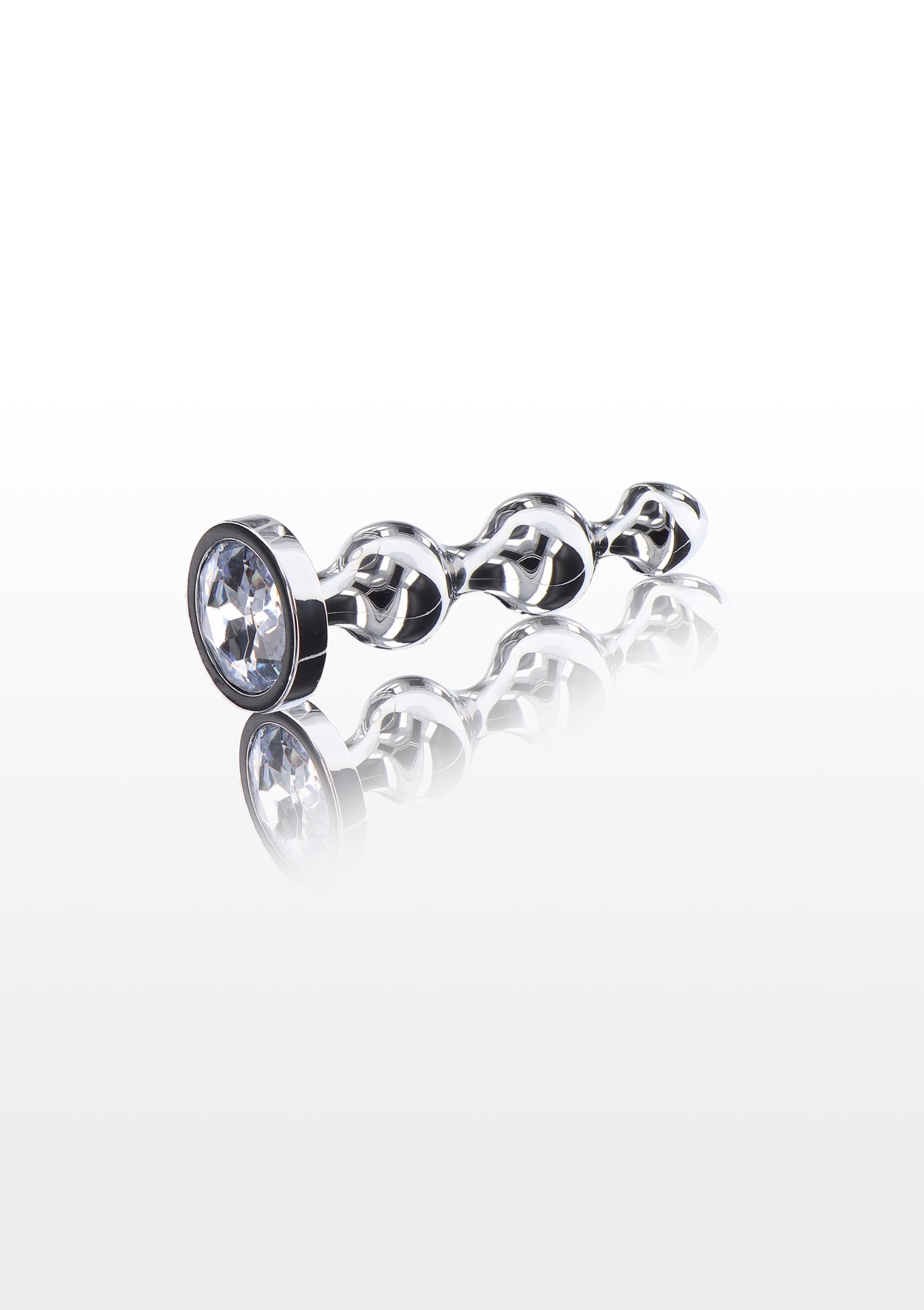 Анальна ялинка металева з каменем Toy Joy Anal Play Diamond Star Beads, Small