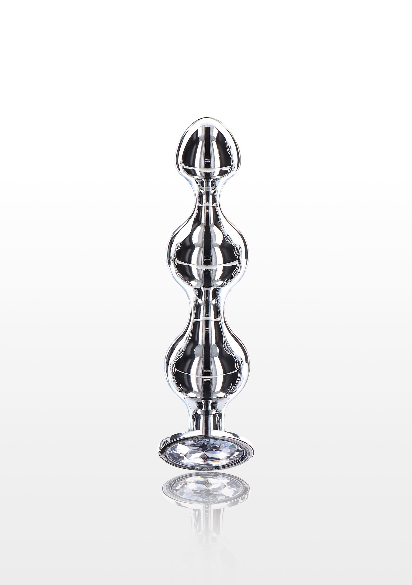 Анальна ялинка металева із кристалом Toy Joy Anal Play Diamond Star Beads, Medium