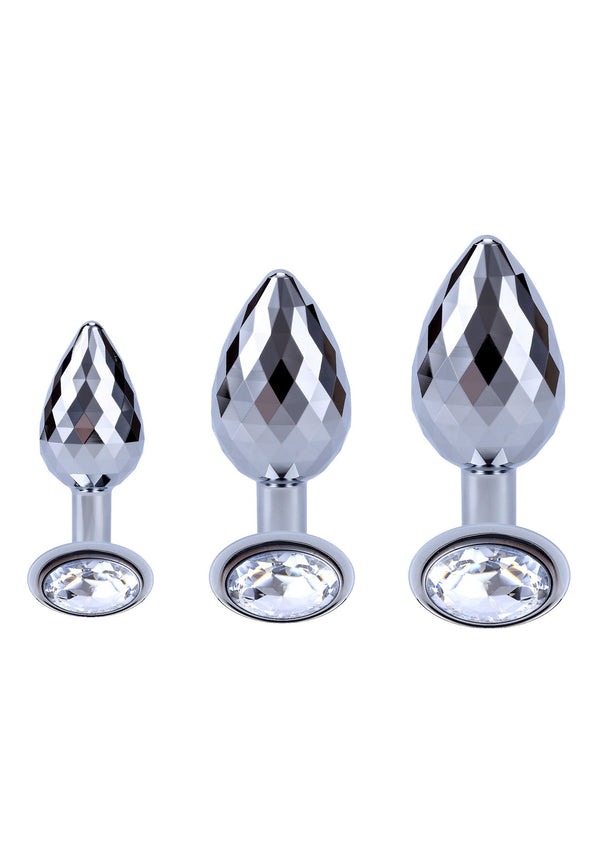 Анальна пробка ToyJoy Anal Play Disco Diamond срібляста, Small