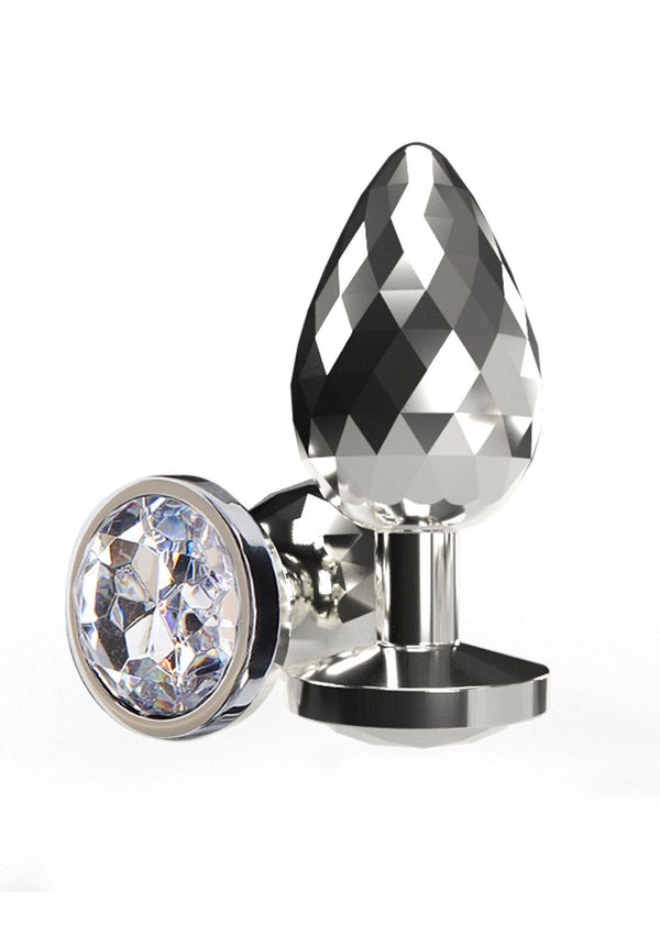Анальна пробка ToyJoy Anal Play Disco Diamond срібляста, Small